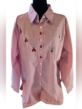 Jeevan Lady Bug Cotton Blouse XL